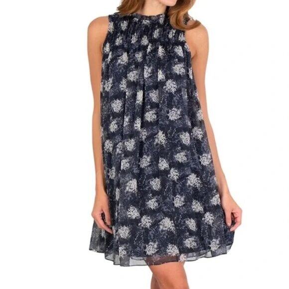 JOIE Baltic Print Sleeveless Mini Dress Size Medium - Picture 1 of 14